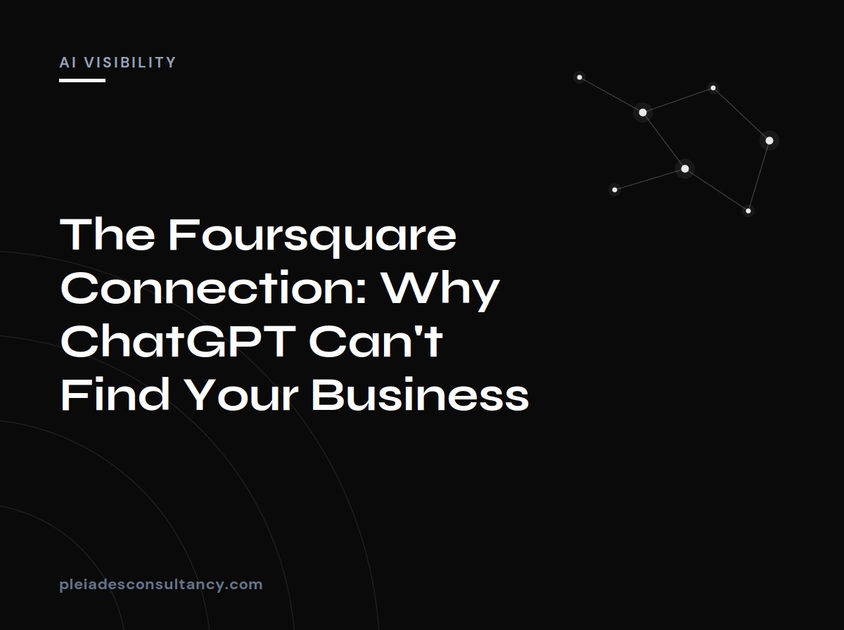 The Foursquare and ChatGPT data pipeline visualization
