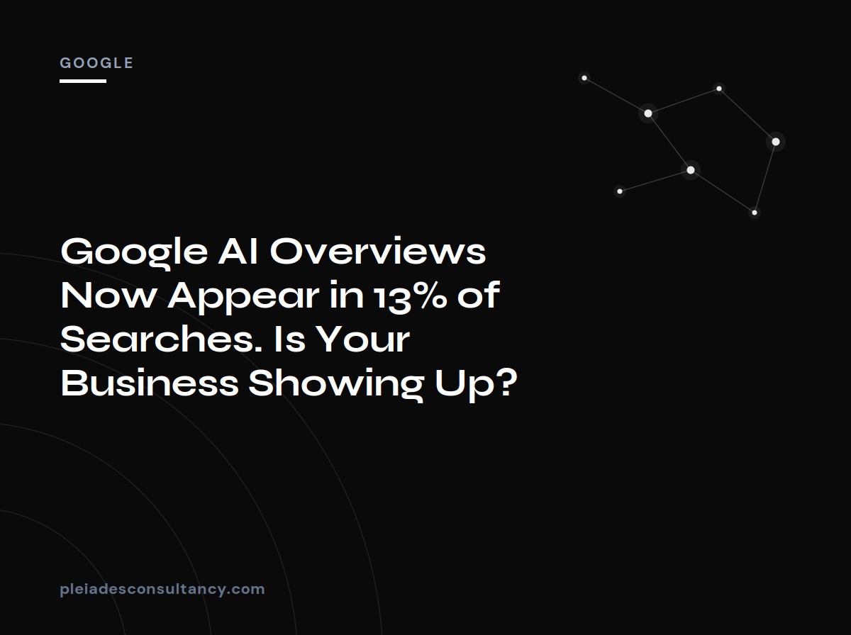 Google search results page showing an AI Overview answer above traditional listings