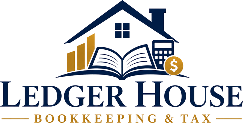 Ledger House Bookkeeping & Tax Logo
